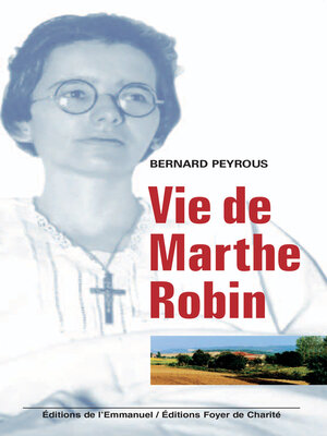 cover image of Vie de Marthe Robin